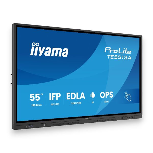 Picture of Iiyama 55 inch 4K Ultra HD PureTouch-IR Interactive Display